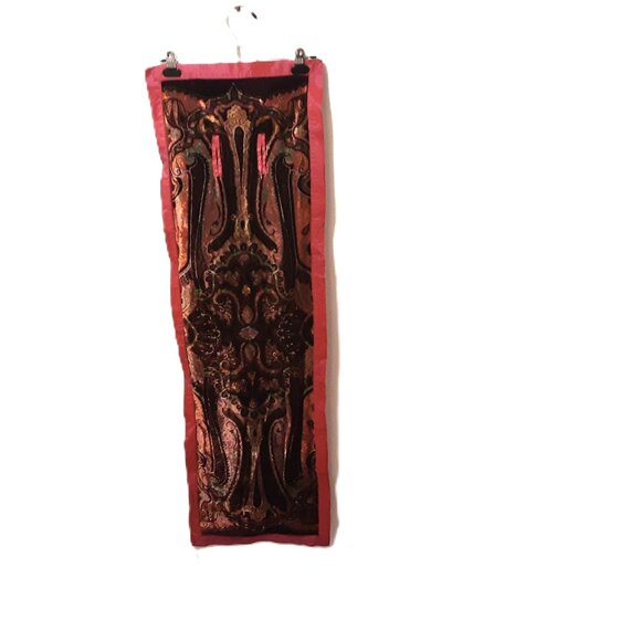 Vintage Etro Milano Silk Viscose Paisley Scarf Stole 1990s Italy Multifunctional - Picture 5 of 6